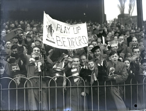 Bedford Town Supporters 1956